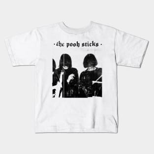 The Pooh Sticks  - - - Original Glitch Style Fan Art Kids T-Shirt